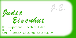 judit eisenhut business card